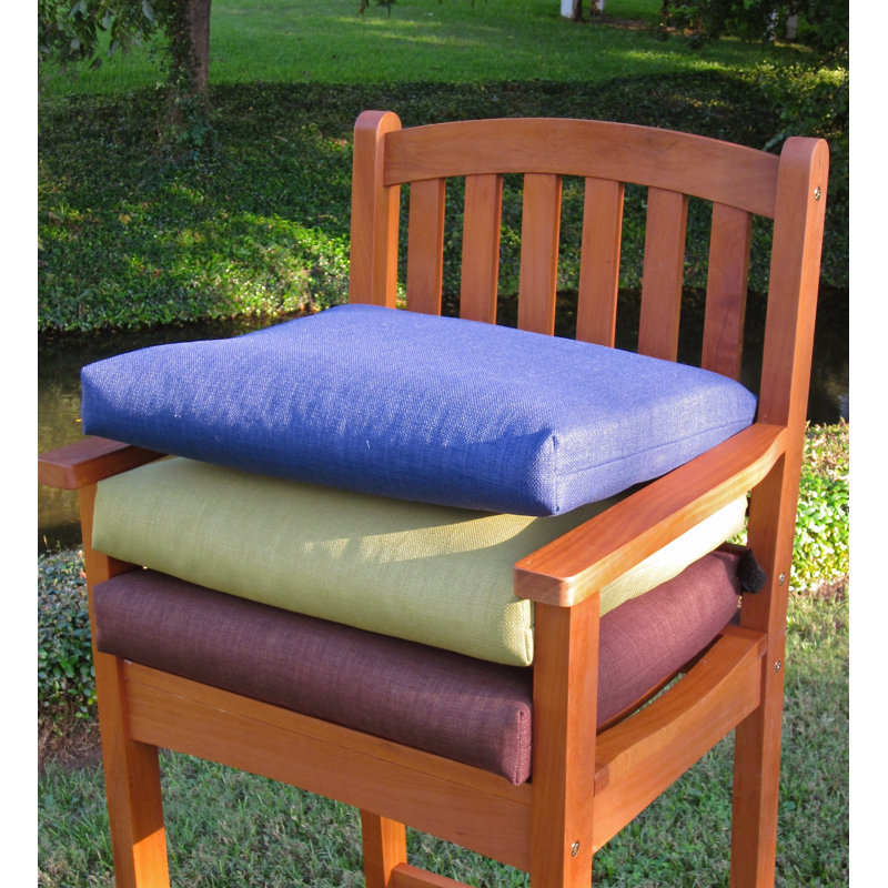 Coussin de méridienne uni pour l'intérieur et l'extérieur, Cacao