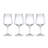 Plastic Wine Glasses Set of 4