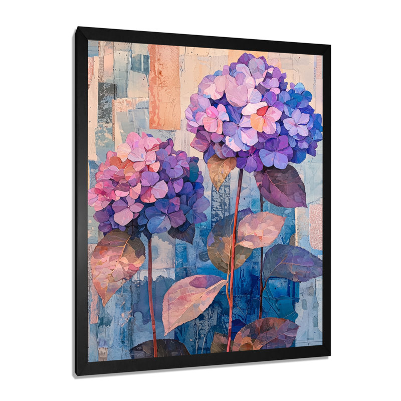Barron - salon d'art mural floral, Reproduction encadrée d'une seule photo, Noir, noir, noir, noir, H 20 po x l 12 po