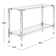 47'' W Glass Console Table