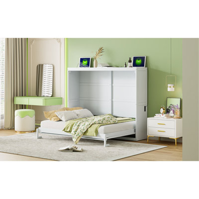 Paroi de lit - Économisez de l'espace avec des lattes de matelas flexibles, un lit confortable et des meubles économes