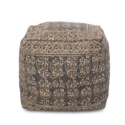 Derontae Upholstered Pouf