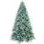Arbre de Noël 7,5 pi bleu, 2148 pointes, aspect corsé d'aspect naturel, support en métal renforcé pour arbre des Fêtes avec teinte, installation rapide, présentoir de fêtes robuste