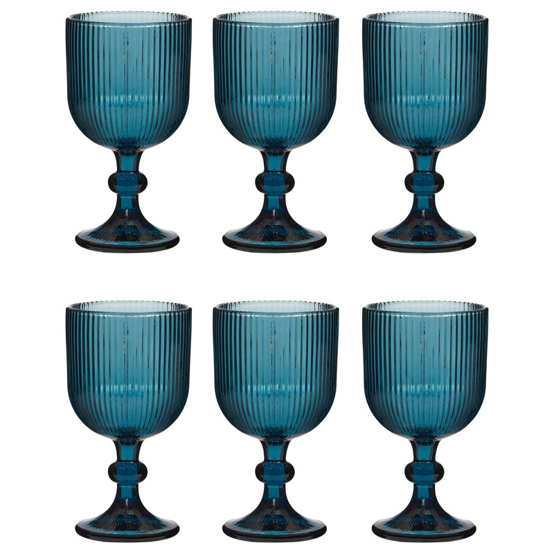 Arbnore Drinking Glass Set, Blue