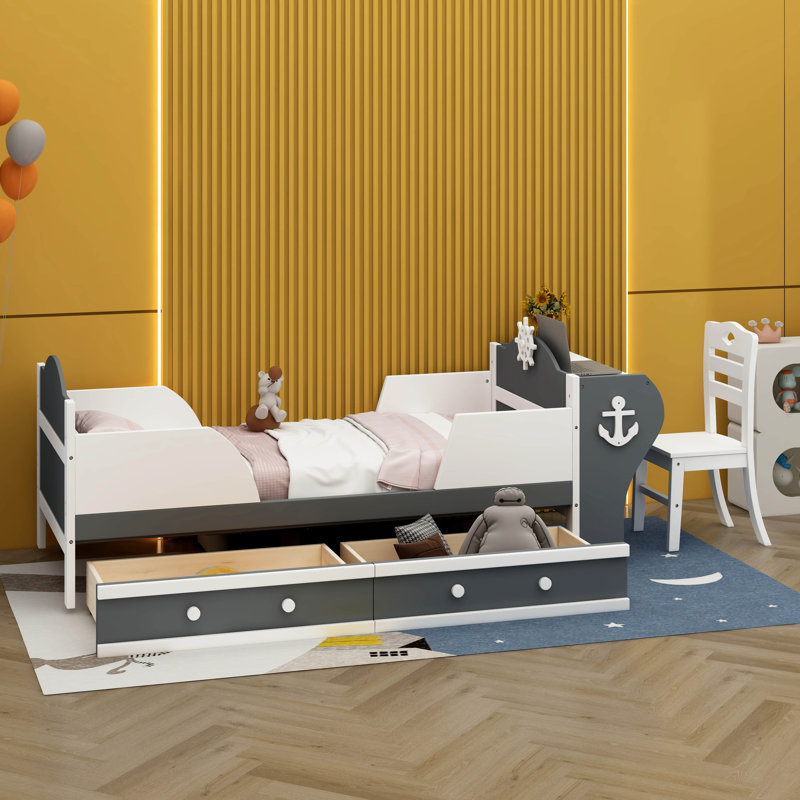 Paraiso Kids Twin Daybed with Drawers