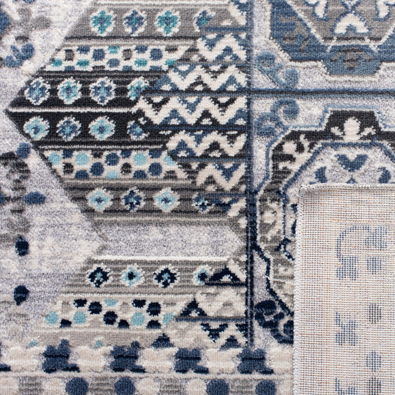 Aria Performance Oriental Rug, Square 6'7"