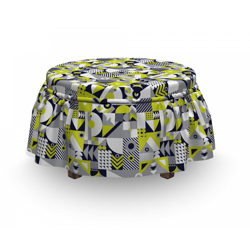 Housse pour en mosaïque contemporaine repose-pieds