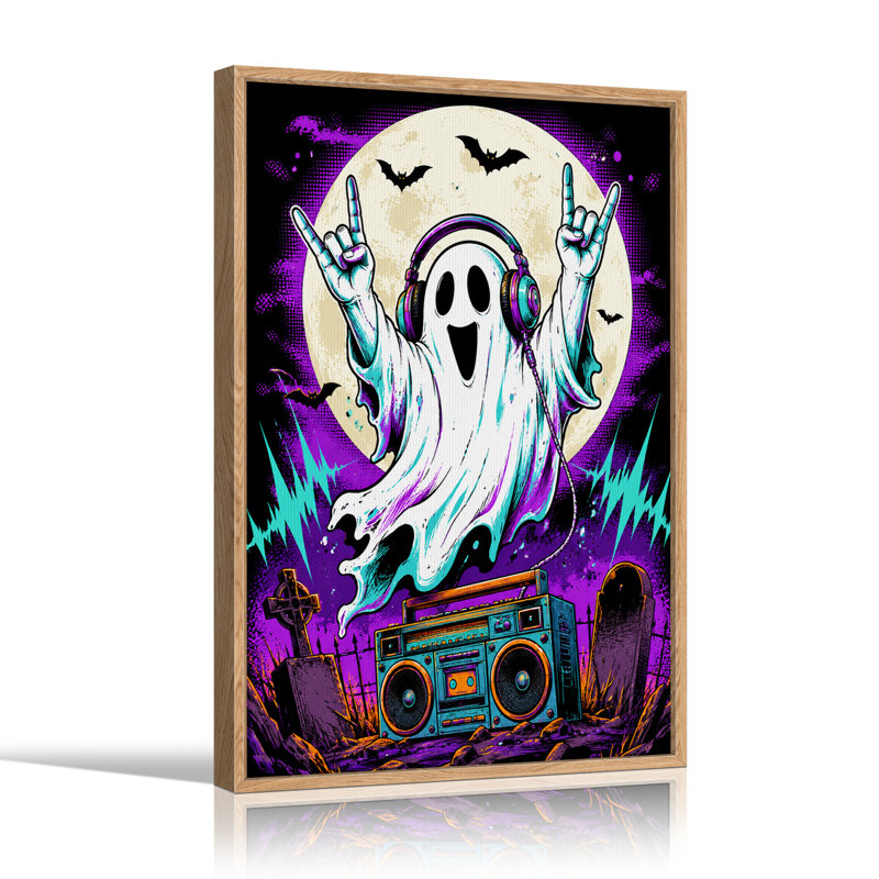 Art mural sur toile Halloween, H 48 po x l 36 po