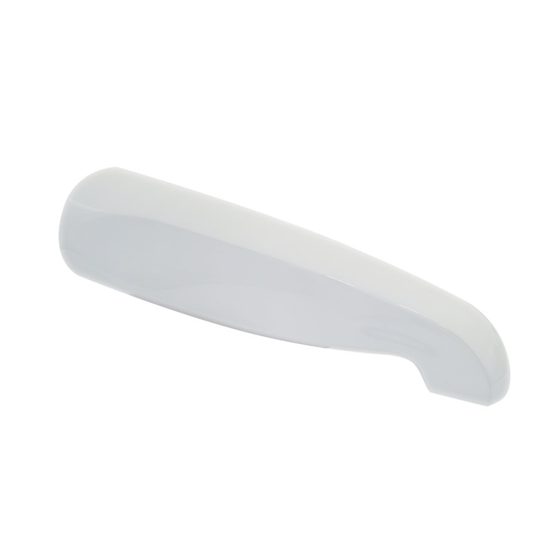 8-1/2" Reach Brass Wall Mount Bathtub Spout, Powder Coat White