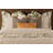 Cream & Black Stripe Cotton Blend Duvet Cover & Insert Set-73091717