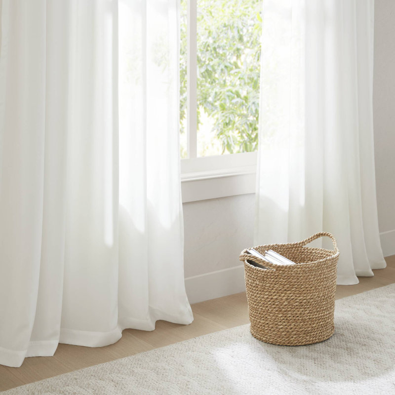 Lexus Rod Pocket With Back Tab Privacy Curtain Pair, 52" W x 84" L