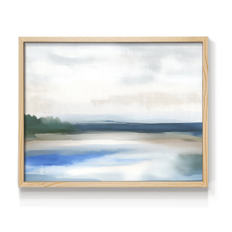 Paysage, série XIX, reproduction encadrée, H 8 po x l 10 po, Naturel