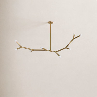 Raela 8 - Light Metal Dimmable Chandelier