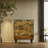 Chinese Style Retro Shoe Cabinet 17 Pair Shoe Storage Cabinet