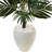54'' Faux Palm Tree in Stone Planter