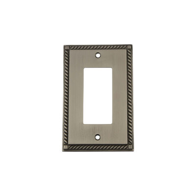 Rope 1-Gang Rocker Wall Plate