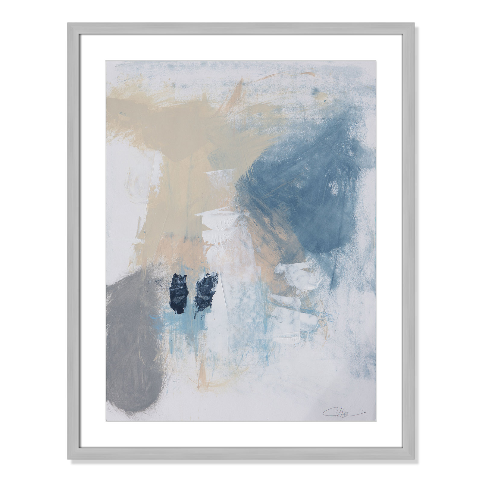 Coastal Carnival II Print by Casa Fine Arts, White, 29.5" H x 23.5" W x 1.25" D, Silver Single Picture Framed Paper