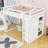 Full Size Wooden Loft Bed With Wardrobe, Multi-Layer Storage Shelves And LED Lighting-1187622146