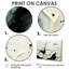Crowborough noir blanc vague rythmique rivière I - goutte peinture d'art mural-863108918-863108917-863108912