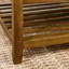 Grande table basse avec repose-pieds capitonné en lin et structure en bois de hêtre, repose-pieds surdimensionné pour le salon-111169076