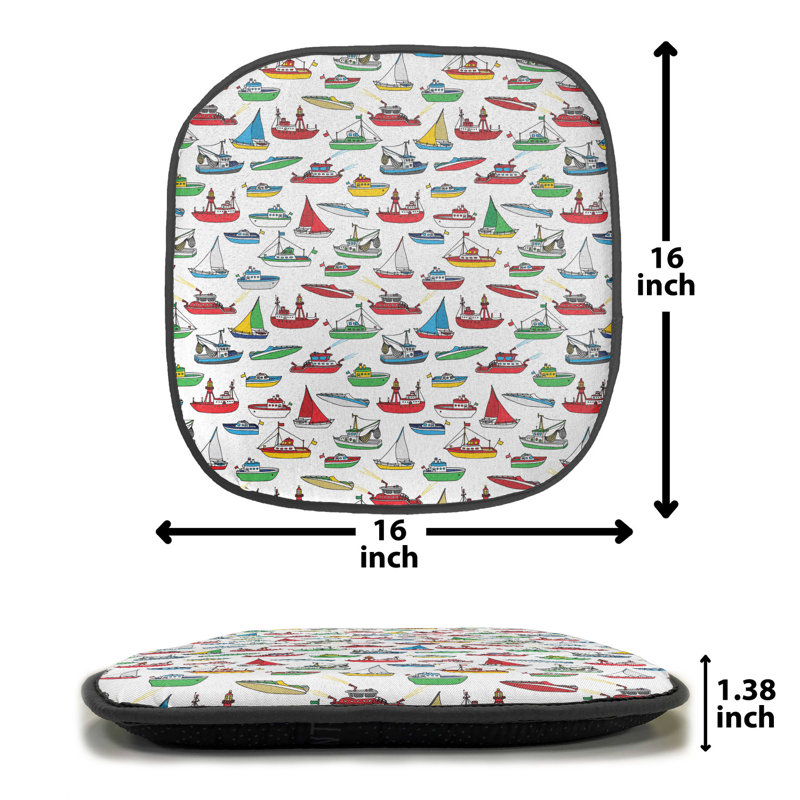 Outdoor 1.38'' Dining Chair Seat Cushion