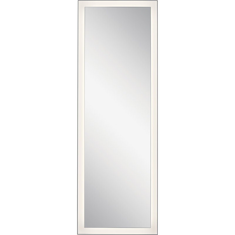 Miroir d'appoint Daliah, 31,5 po x 23,5 po, 775, Argent mat