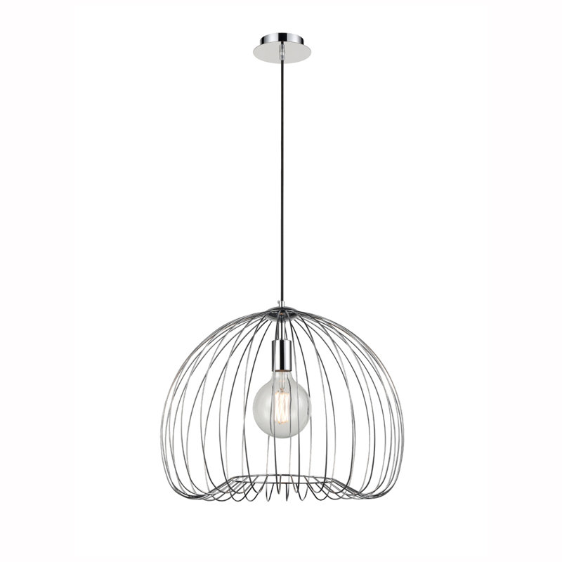 Almetra 1 - Light Single Pendant, Chrome
