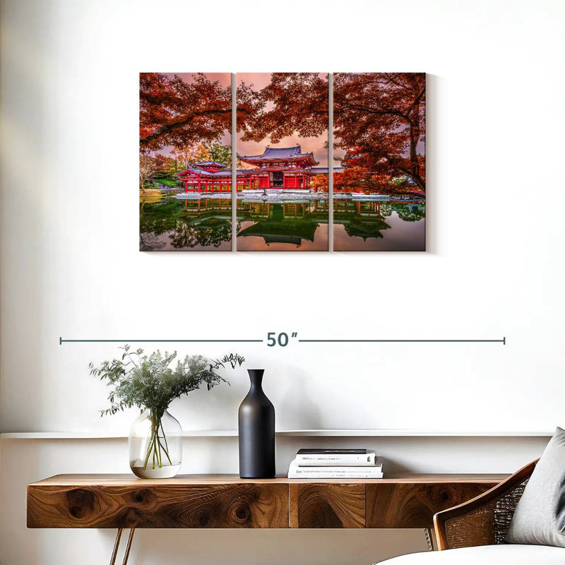 Adella Byodoin Temple, 20" H x 33" W