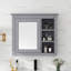 Armoire de rangement murale pour salle de bain, armoire murale moderne avec miroir-1027997952