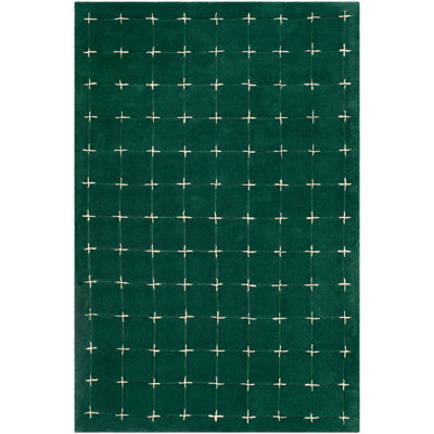 Mallory Green Hand Tufted Area Rug