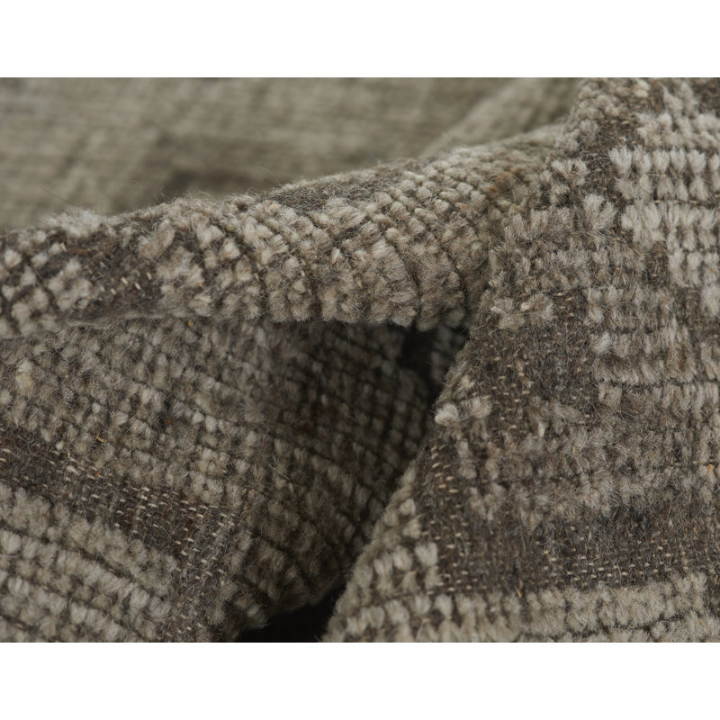 Bristol Ikat Area Rug in Black/Gray, Runner 2'3" x 8'