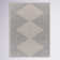 Tapis en polypropylène rayé bleu / crème Calliah