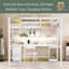 Lit mezzanine avec tiroirs Hassard Kids-288358985