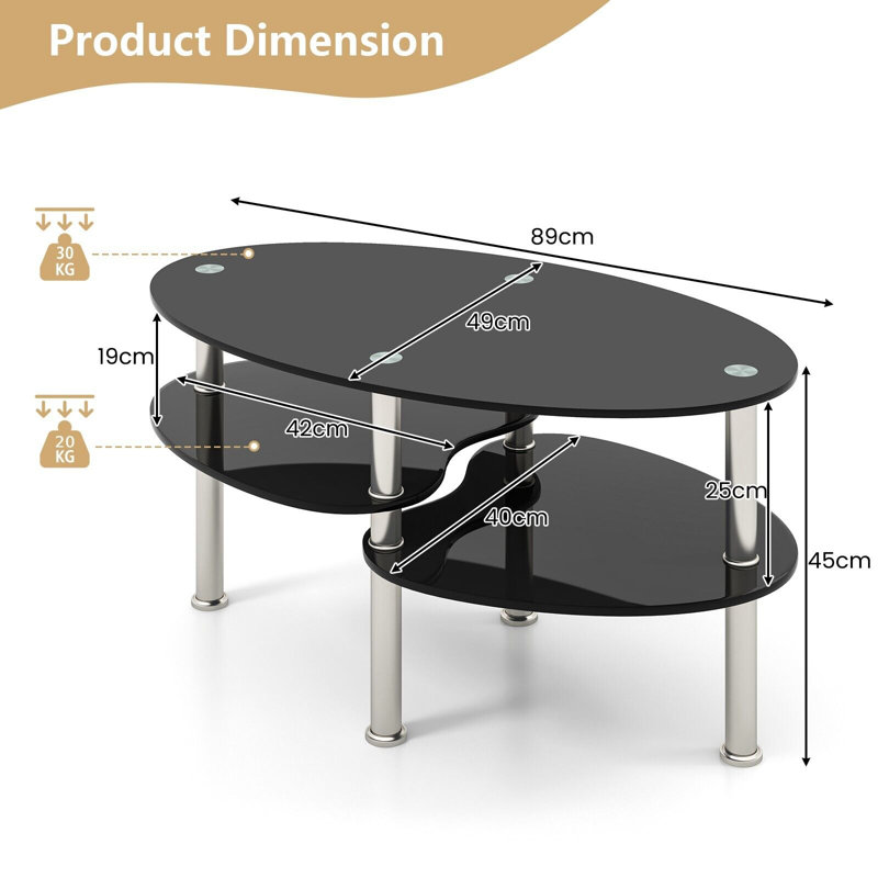 Danail Coffee Table with Storage