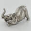 Sais Silver Elephant Arching Sculpture