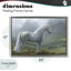 Cadre flottant élégant licorne celtique, design par The Wands Want-2106642493-2106642488