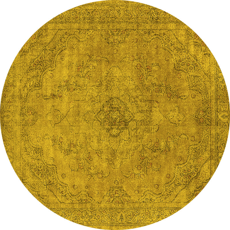 Evagrace Performance Oriental Indoor Rug, Round 7'