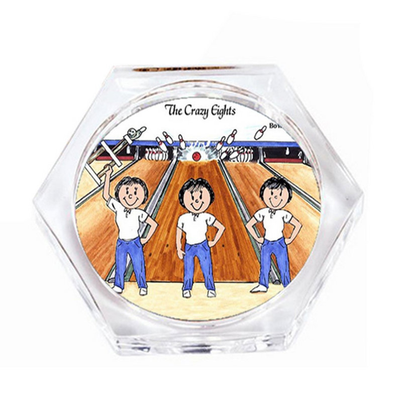 Ensemble de trois sous-verres personnalisables (4 sous-verres), Oui
