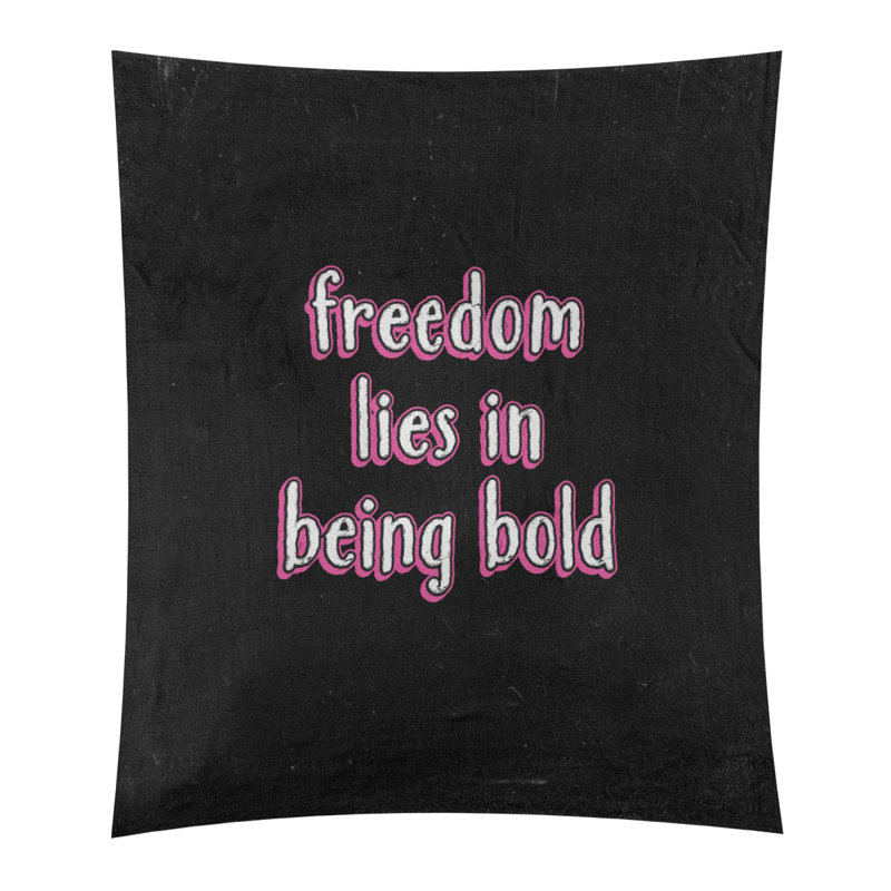Tapisserie tableau noir en polyester en gras, H 27,5 po x l 37,5 po, Rose