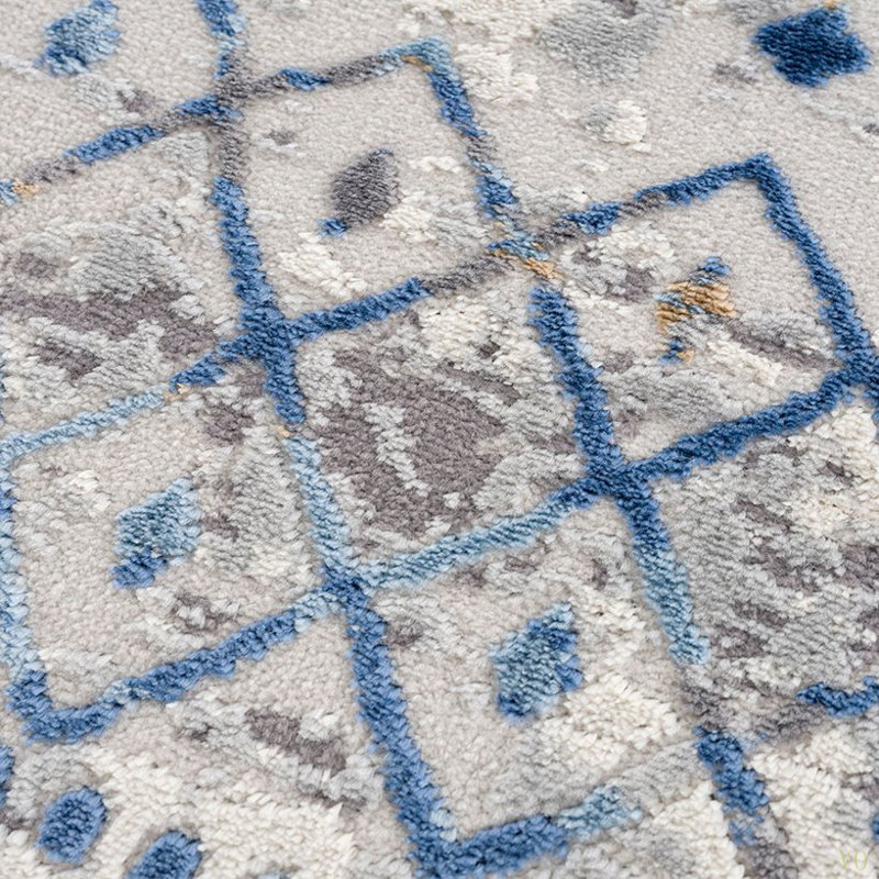 Moroccan Global Woven Area Rug, Rectangle 5'3" x 7'