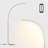 78.3" LED Arced Floor Lamp With Remote Control-645079427