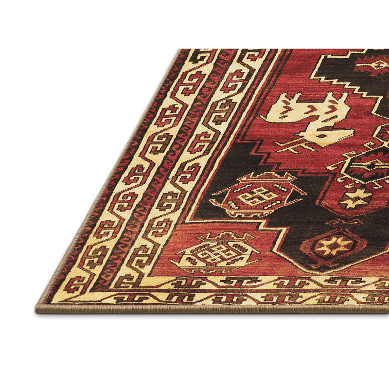 Oriental Indoor Rug, Rectangle 5' x 8'