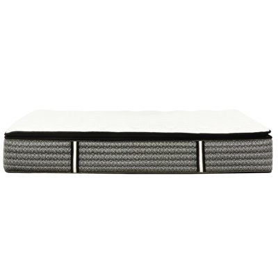 Premium Pocket Coil Hybrid Mattress, Queen, Plush Gel Memory Foam Mattress, White/Gray