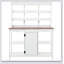 Grande table de rempotage en bois pour l'extérieur 66 ", poste de travail de jardin avec 2 tiroirs-721699600