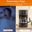 Compact 5-Cup Coffee Maker – 24H Programmable Timer, Keep Warm Function, 25Oz Water Tank, Overheat Protection, And Auto-Shutoff. Ideal For Home, Office, Or Outdoor Adventures (Black)-113319946