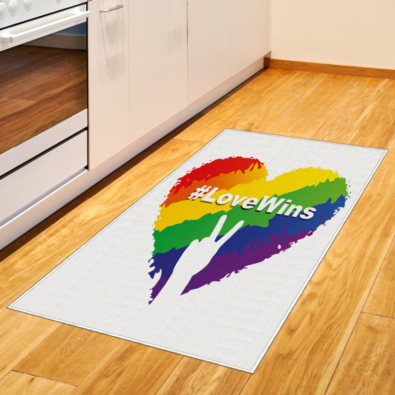Tapis décoratif Pride, Rectangle 2 pi 7 po x 5 pi