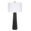 Lampe de table en métal Obsidian Glo - noir mat - ensemble de 2