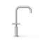 Robinet de lavabo de salle de bain espacé Purist® avec poignées en croix et bec en col de cygne haut-1743227