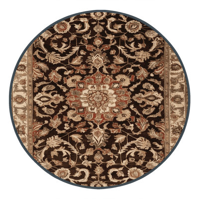 Tapis brun lavable à la machine