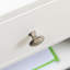 Rolling File Cabinet Cart, White, With Adjustable Shelf For Mobile Printer Stand In Featuring And Holder